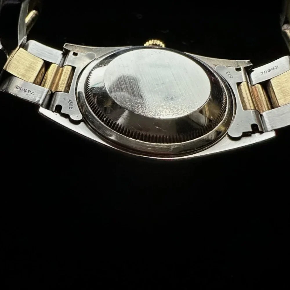 Rolex Datejust 36mm – 18k Gold & SS | Smooth Bezel & White Baton - Picture 6 of 17